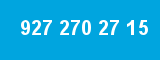 927 270 27 15 927 270 27 15